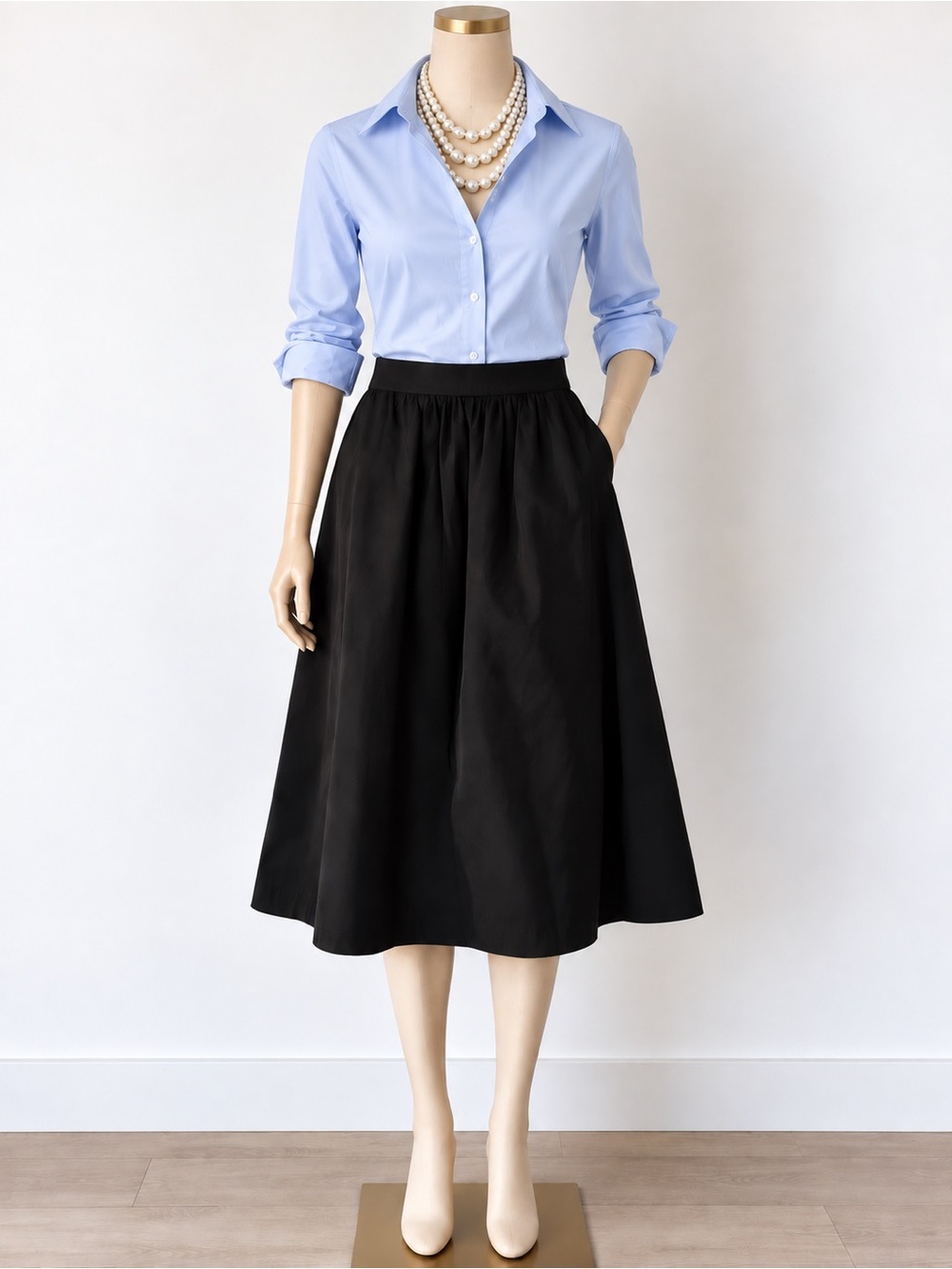 Zara Full Midi Skirt!